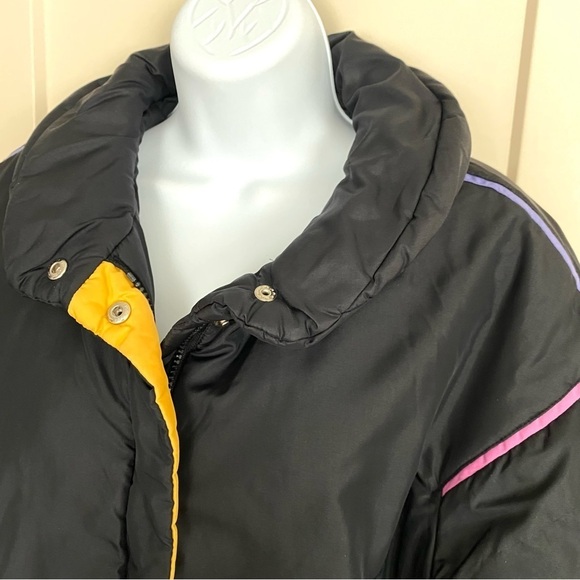 Obermeyer Black Puffer Ski Winter Coat Girls 14 Outerwear Snowboarding Jacket - Picture 5 of 15